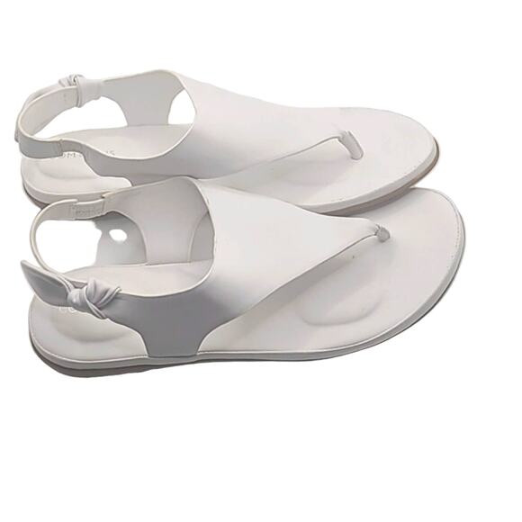 Com & Sens Women’s Sofia White Sandals Size 8M Thong Slingback Comfort Shoes EUC - Picture 2 of 5